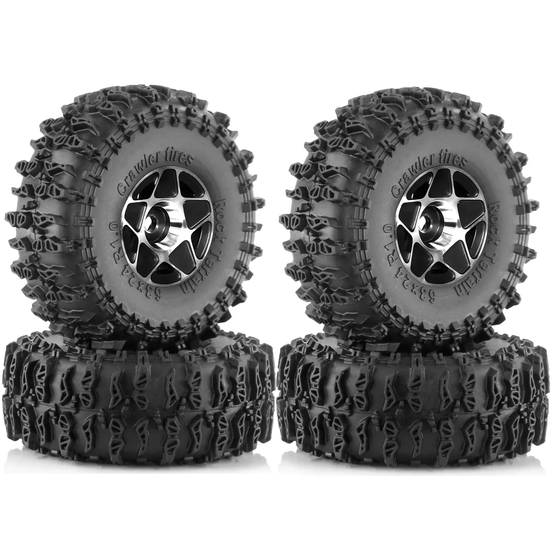Wheel Rim Rc - XILEZQF 63mm Metall 1,0
