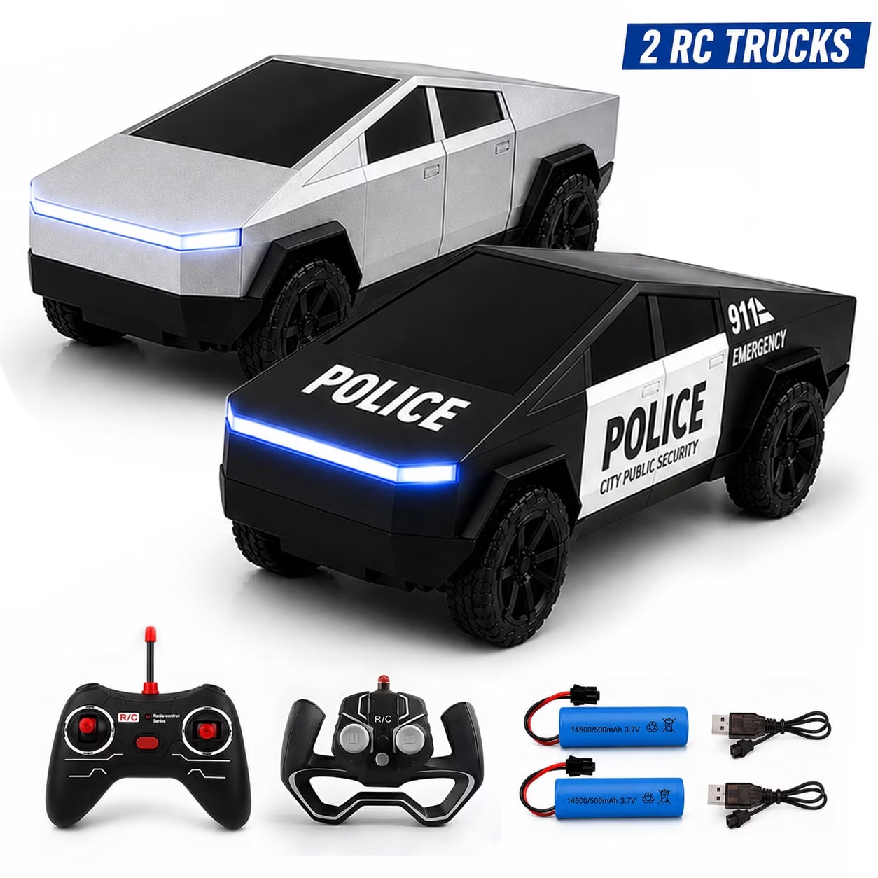Rc Hobby Tech Bali - 2er-Set RC Cyber Truck Spielzeug Ferngesteuertes