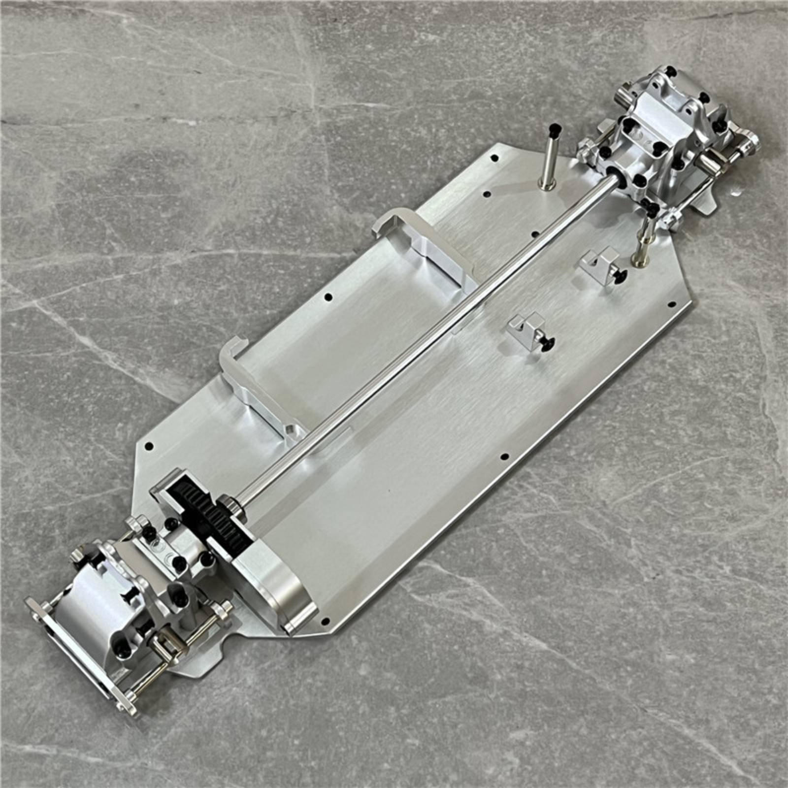 Rc Hobby Motor - 1/12 Maßstab Auto-Antriebsstrang-Kit Hochleistungs-Metall RC-Auto-Chassis-Kit Hobby-Teil