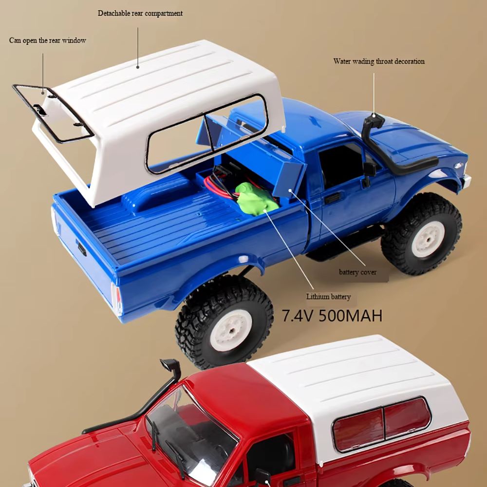 C24 1/16 WPL RC Auto 2,4G Fern – Rc Hobby Tech Bali Bewertung und Preis