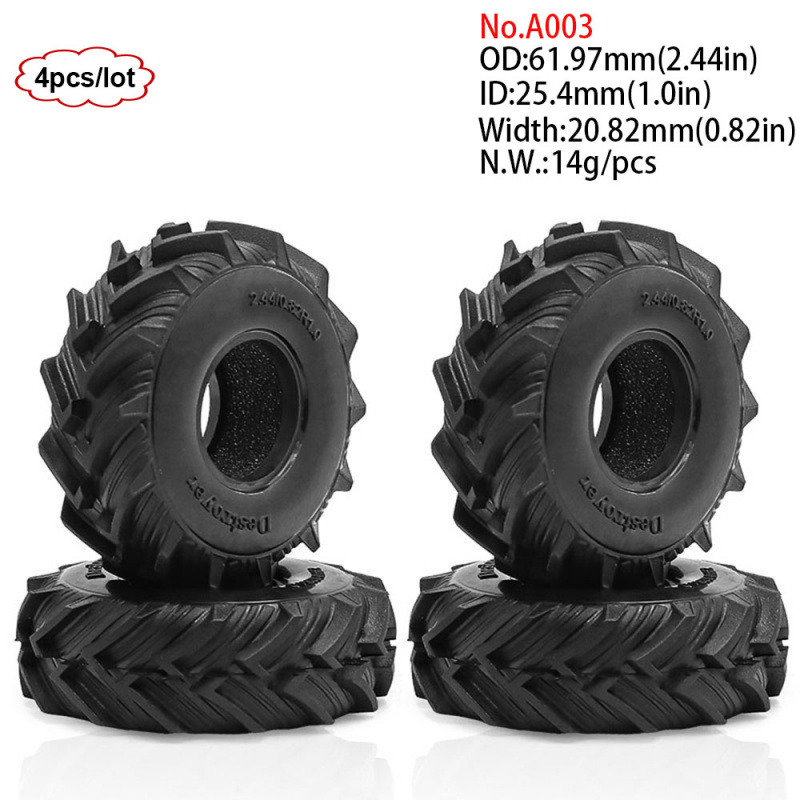4 Stück 1,0 Zoll 57-67mm RC Cr – Wheel Rim Rc Bewertung und Preis