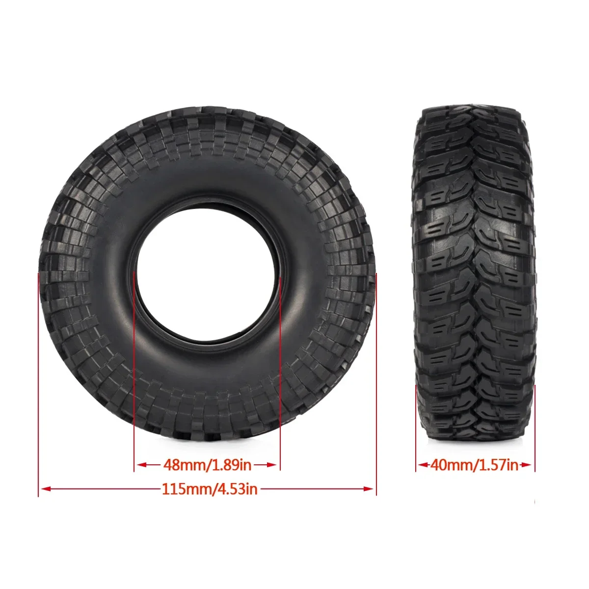 4PCS 115MM 1,9