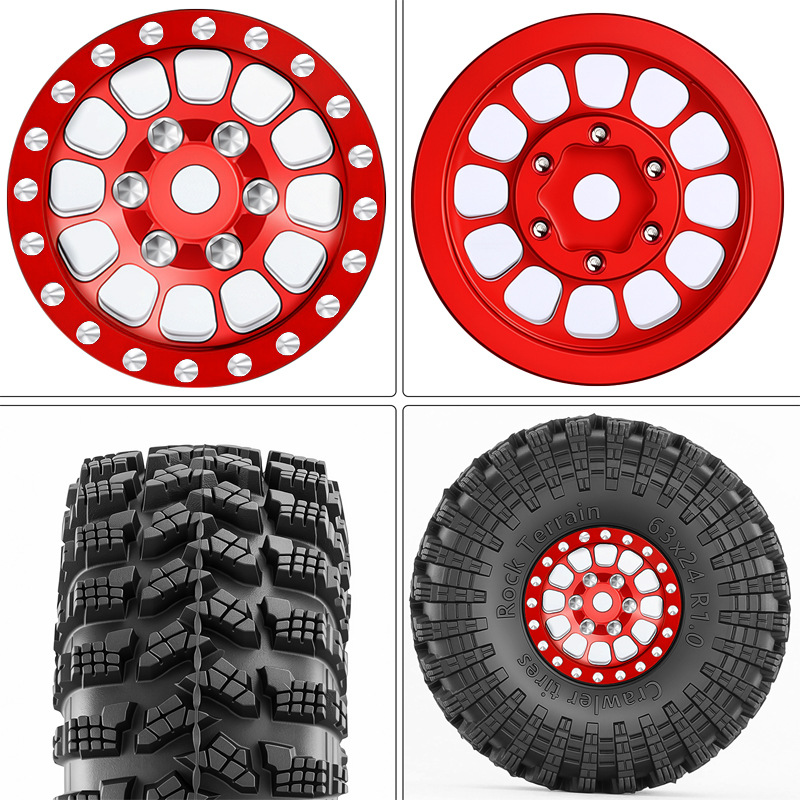 4 Stück 1,0'' Metall-Beadlock- – Wheel Rim Rc Bewertung und Preis