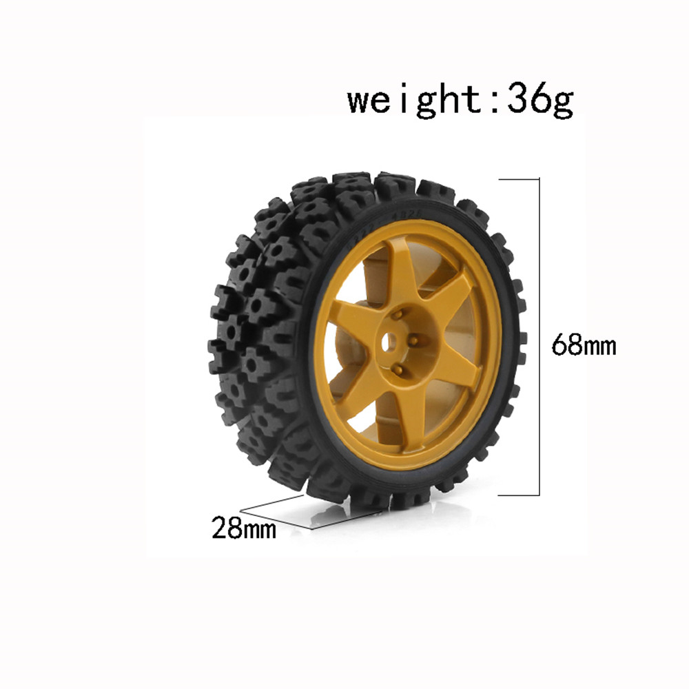 1/10 RC Rally On-Road-Reifen u – Wheel Rim Rc Bewertung und Preis