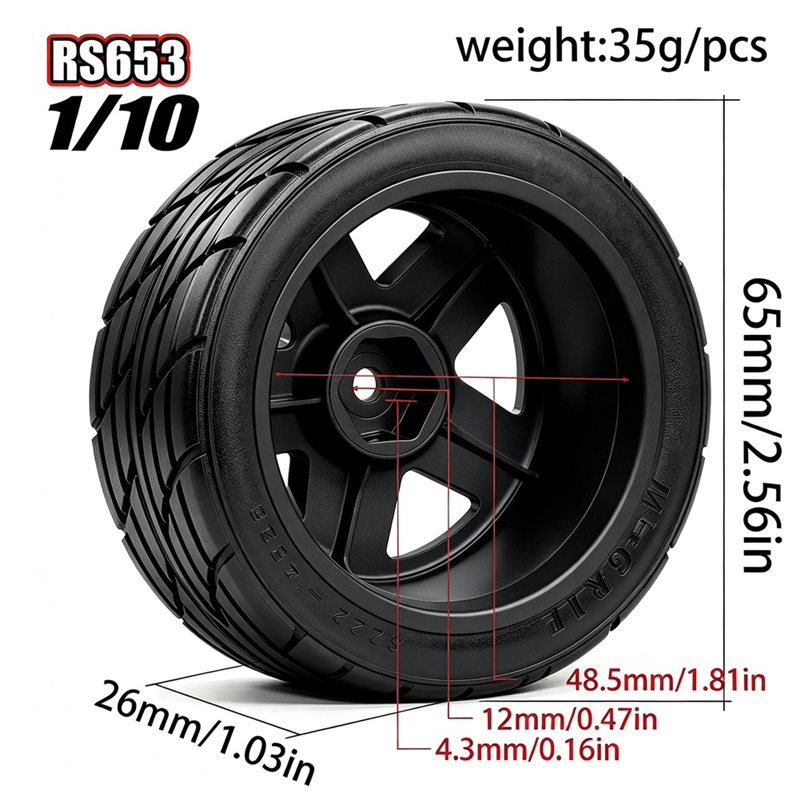 WOWFU-1/10 RC Auto On-Road Fla – Wheel Rim Rc Bewertung und Preis